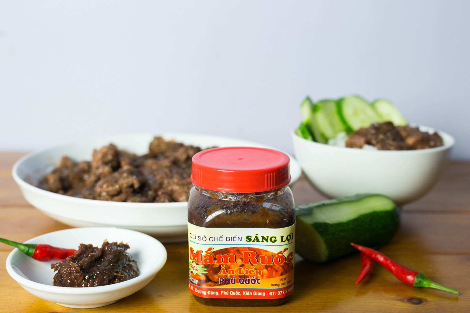 [Combo] 10 mắm ruốc ăn liền Sáng Lợi (5 tròn, 5 vuông)