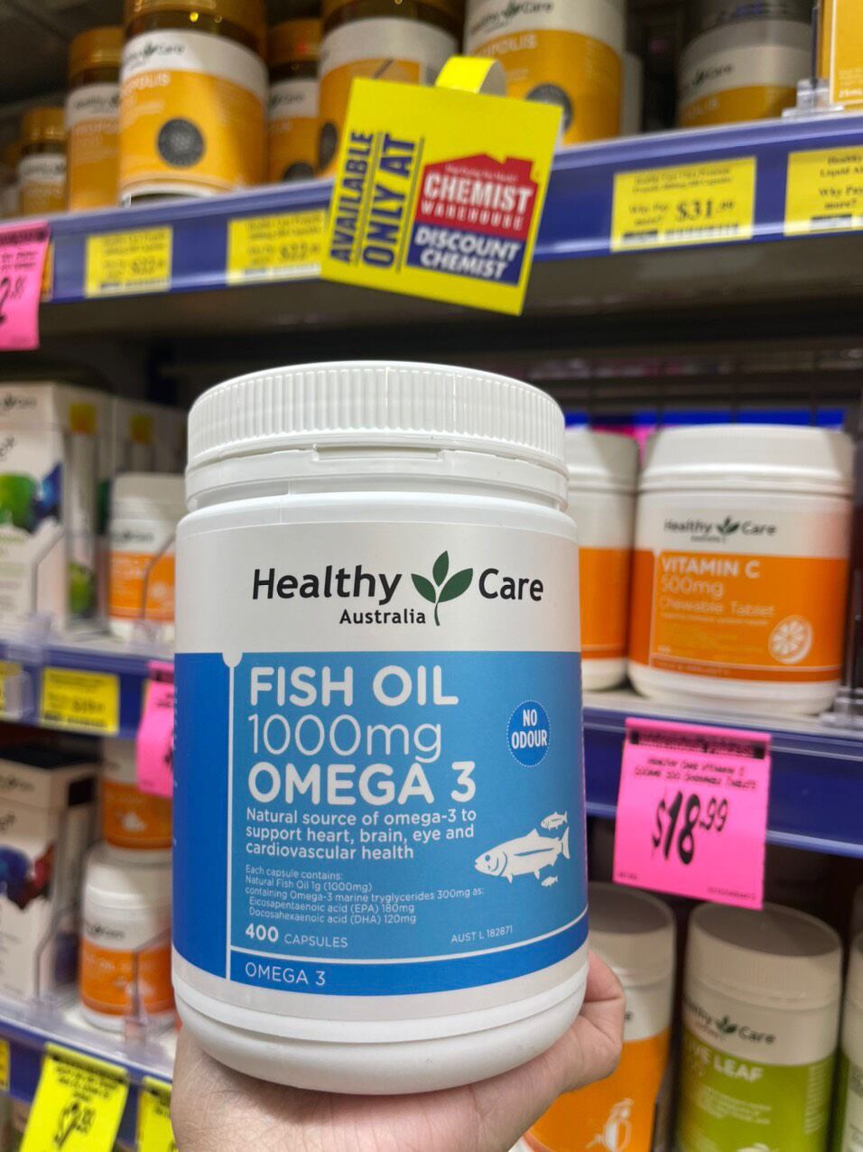 Dầu cá omega 3 úc . hộp 400 viên