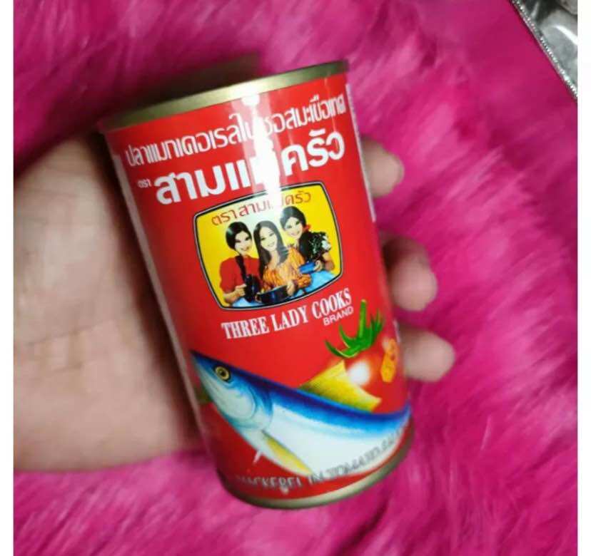 1 HỘP CÁ MÒI THÁI LAN 3 CÔ GÁI 155g