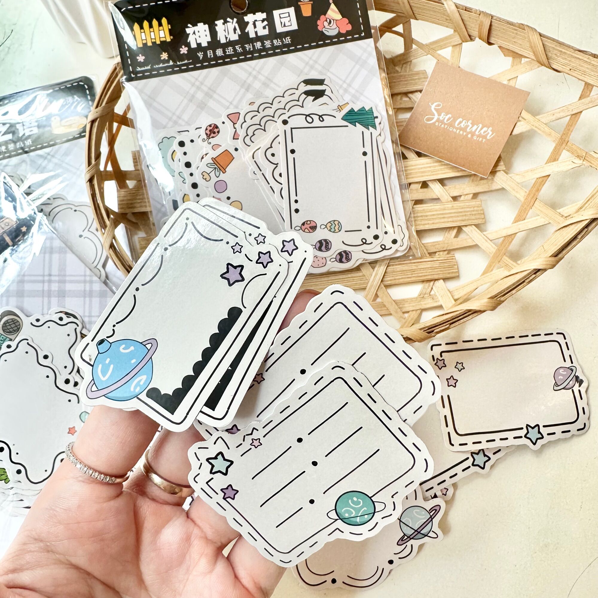 Gói Sticker dán nhãn Creative Pocket Book (40 miếng)