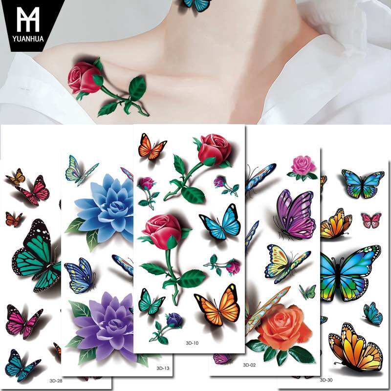 Hình xăm dán đẹp mắt mẫu 3D 59k/2 tấm