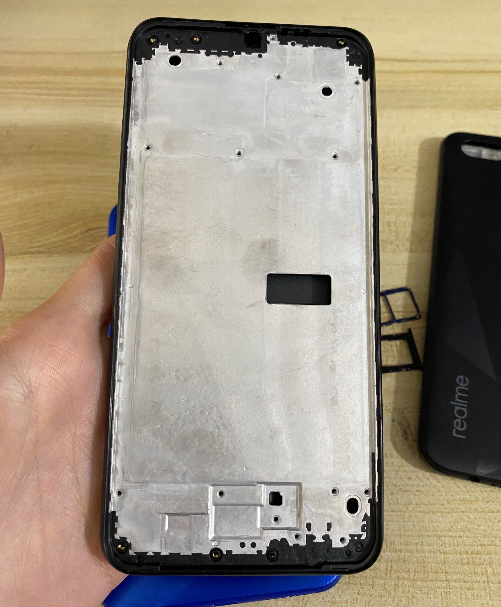 Bộ Vỏ + Sườn + Kính Camera Realme C2 Zin Hàng Cao Cấp