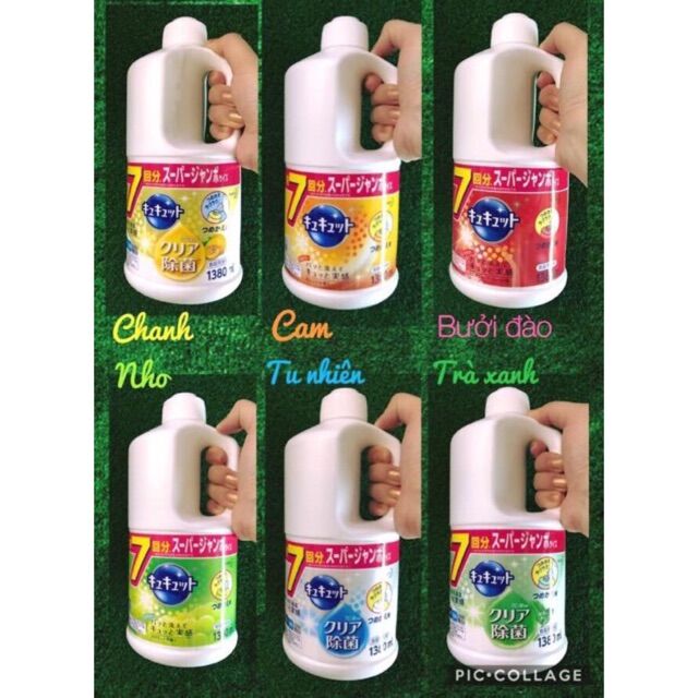 Nước rửa chén bát KAO 1380ml hàng Nhật