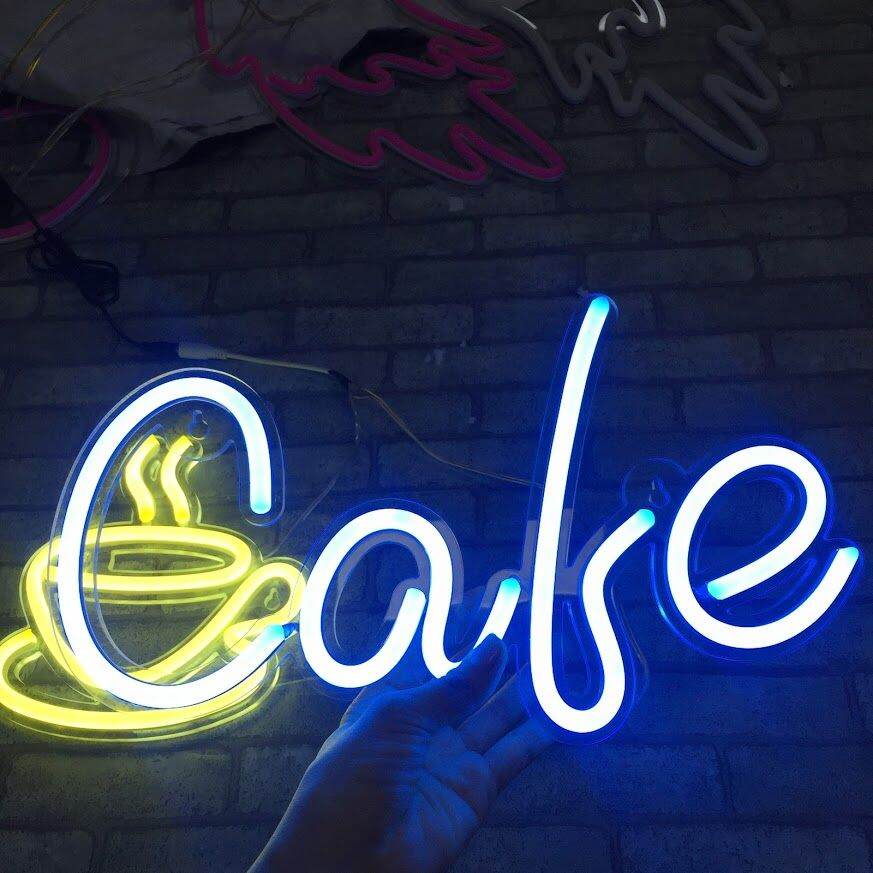 [ BỘ CÀ PHÊ] Đèn led neon trang trí, led neon decor