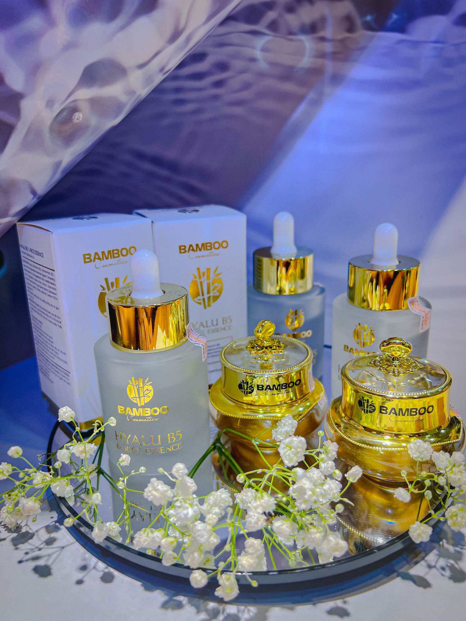 Comboo Kem Face LụaVà Serum B5 30ml Bamboo (Chính Hãng )