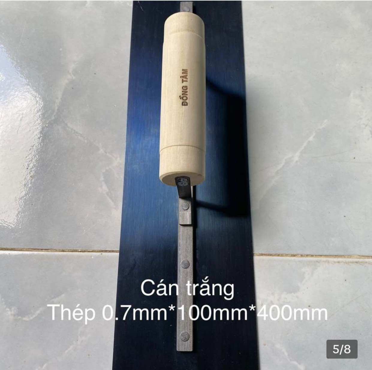 Dao trét bột sơn nước cán gỗ cao cấp, dao thép trét bột matit bột bả hàng siêu đẹp