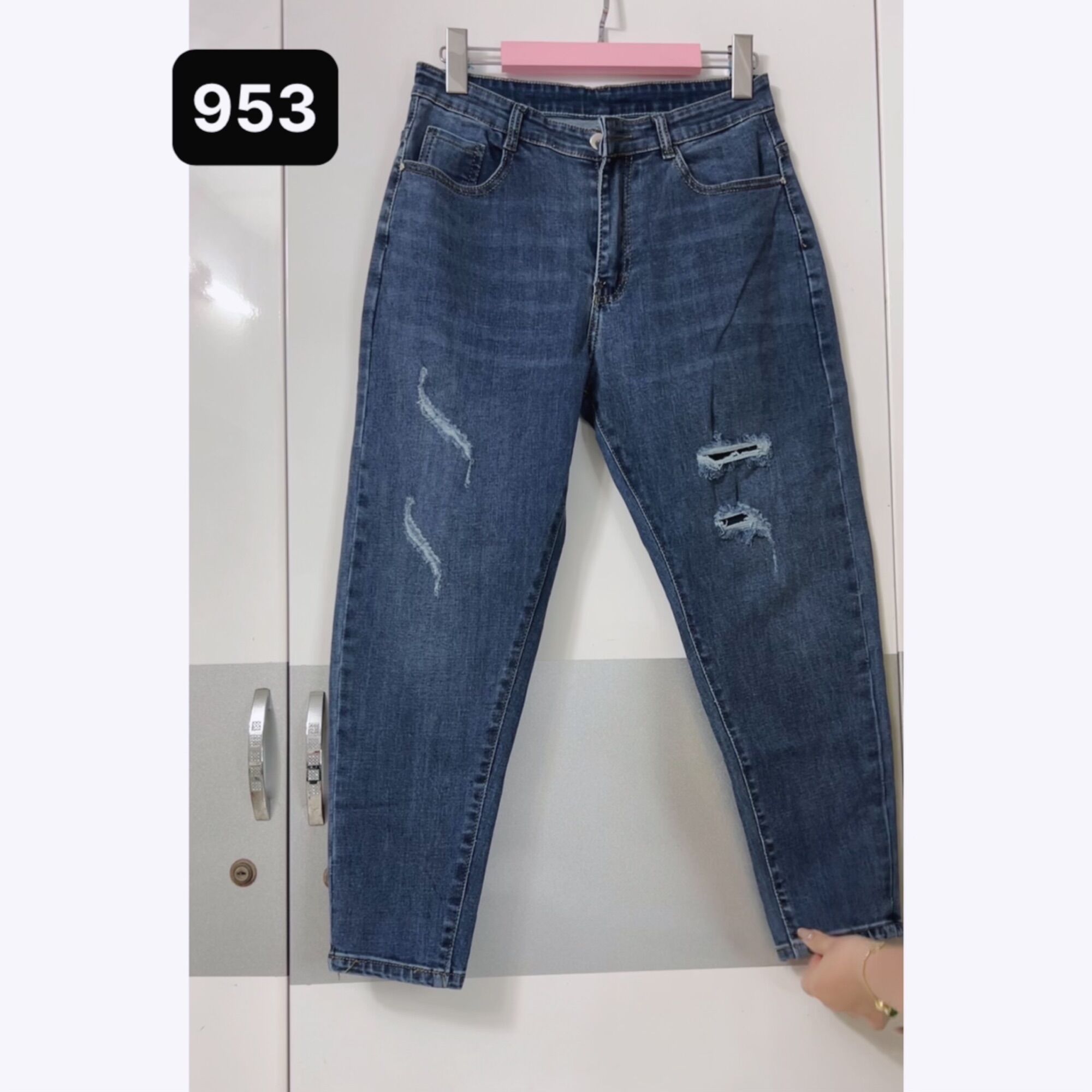 Quần jean baggy bigsize 9 tấc co dãn