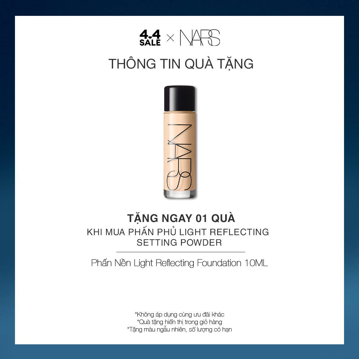 Phấn phủ dạng nén NARS Light Reflecting Setting Powder Pressed 10g