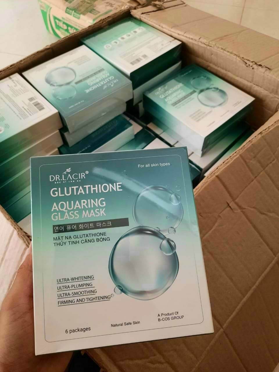 Mặt Nạ Thủy Tinh Căng bóng Dr.Lacir