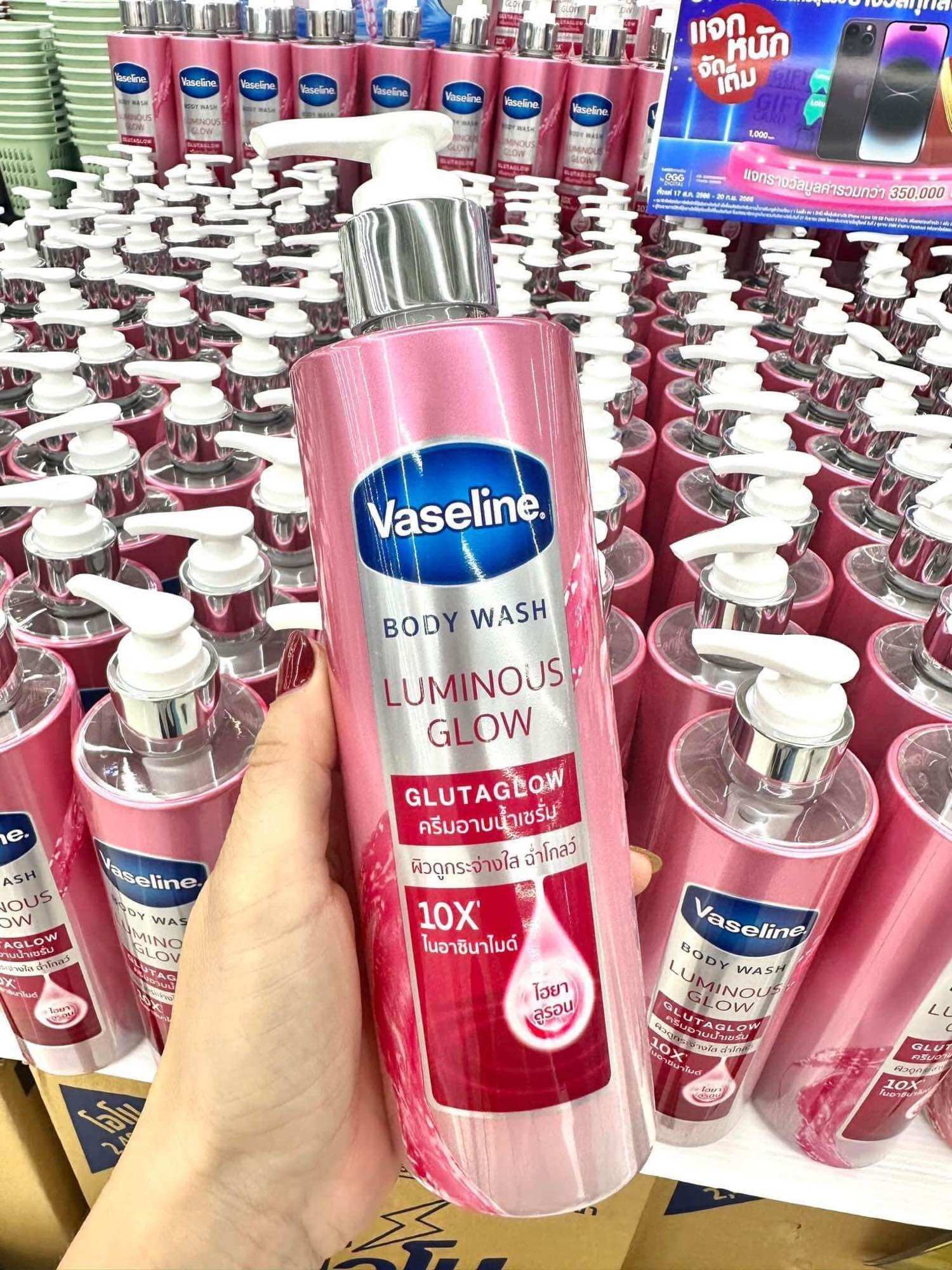 Sữa tắm vaseline gluta glow 10x thái lan