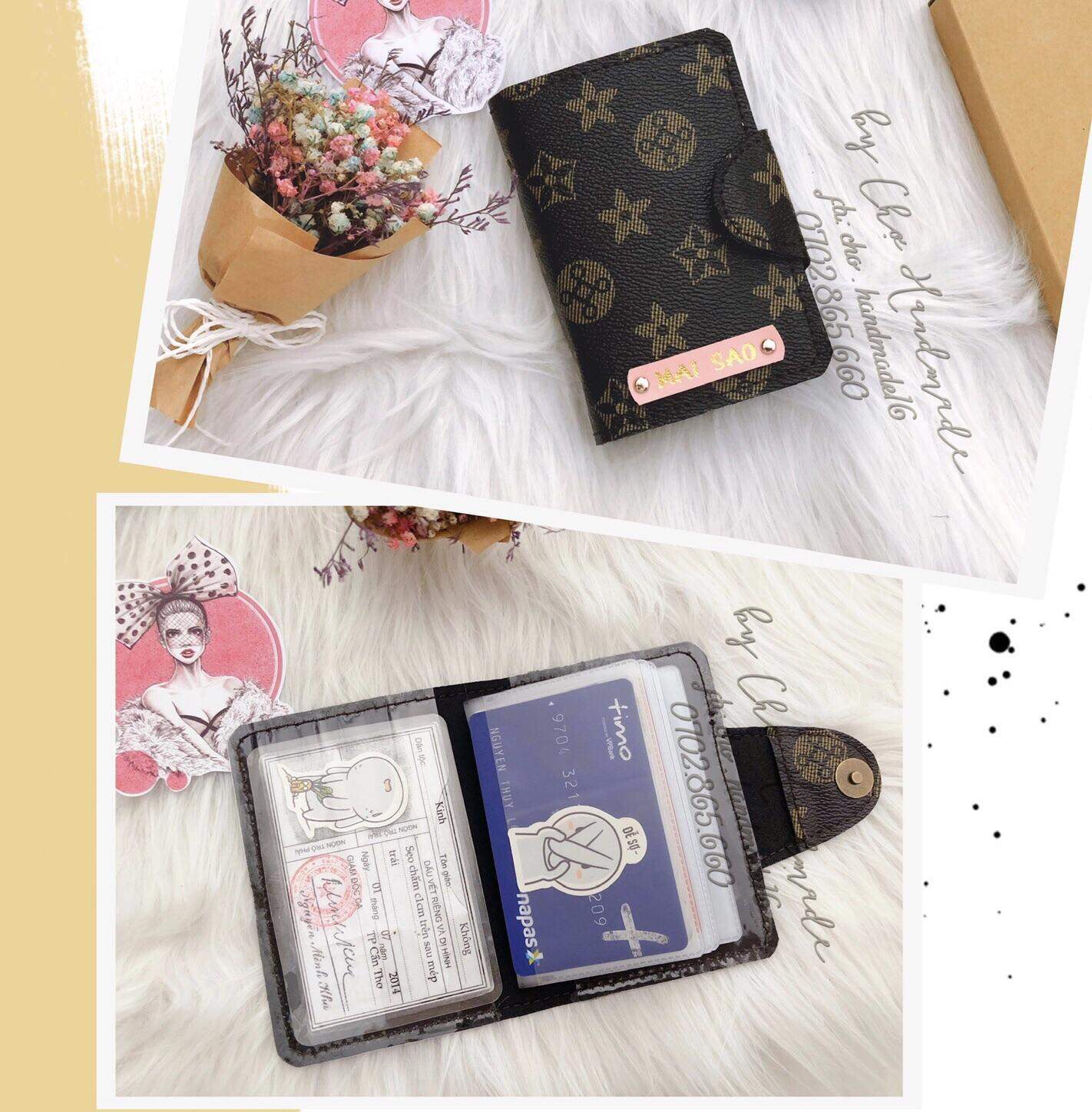 ví mini, ví đựng card, bóp để thẻ atm