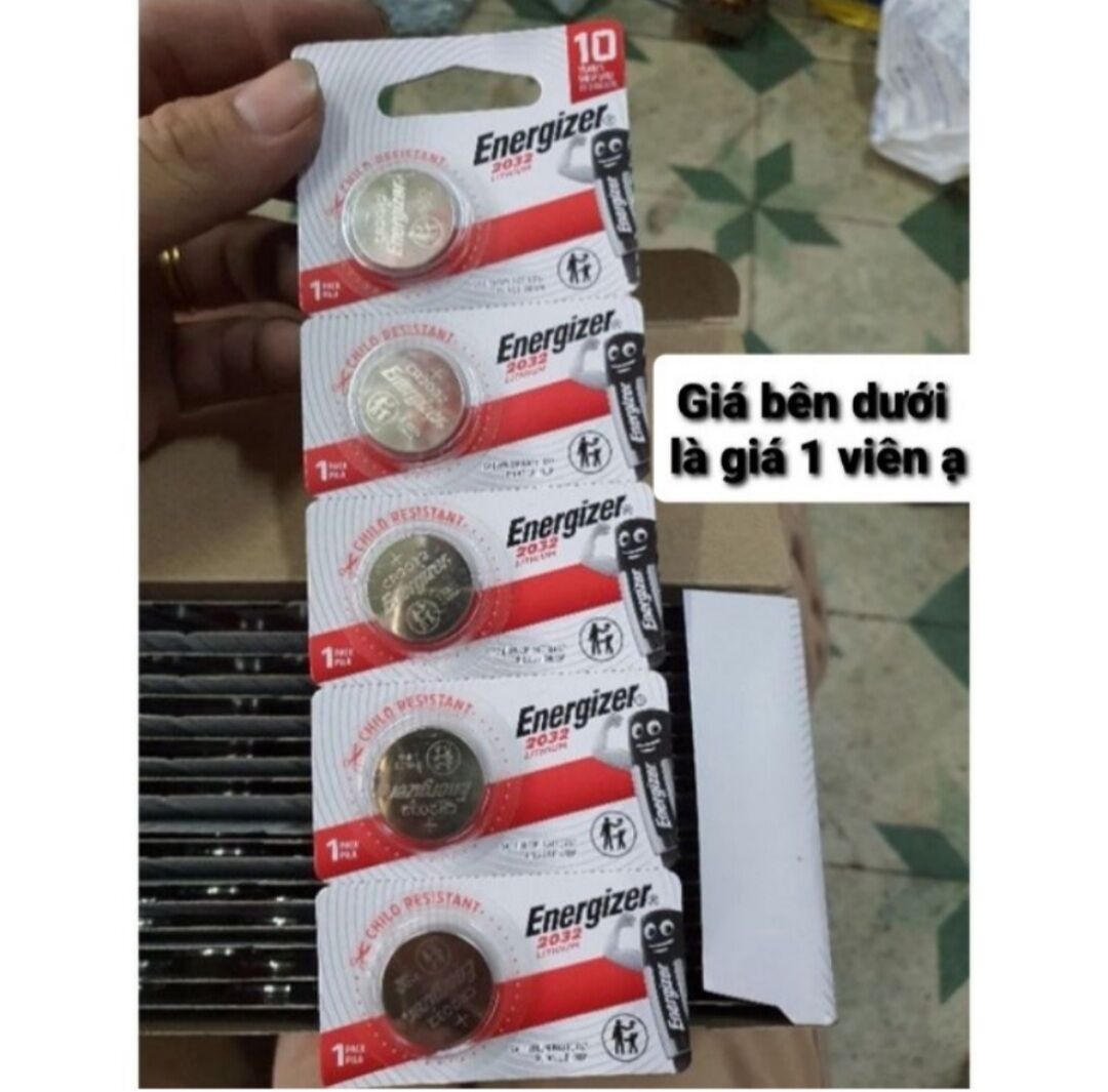 Pin 2032, 2025, 2016 mua 5 viên pin 2032 nhập khẩu chính hãng tặng 1 viên
