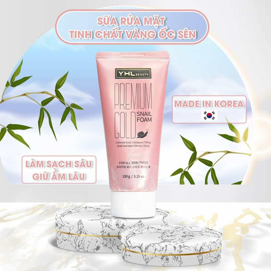 Sữa rửa mặt tinh chất ốc sên yhl