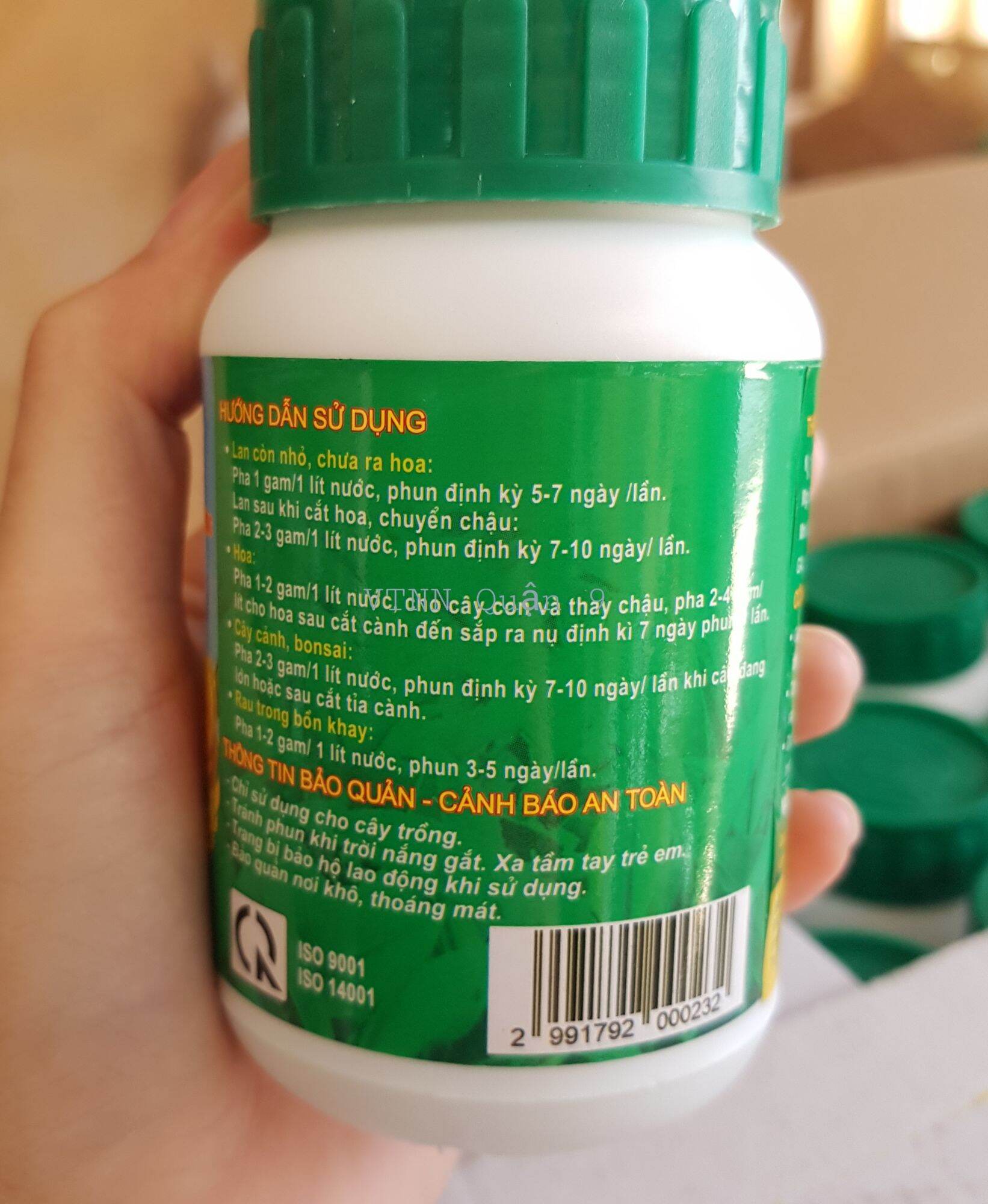 phân bón NPK Đầu trâu 501 100gr