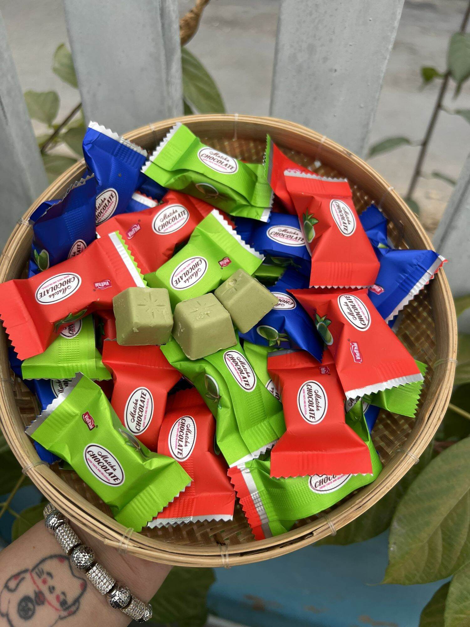 Socola matcha ( Socola trà xanh) 500g
