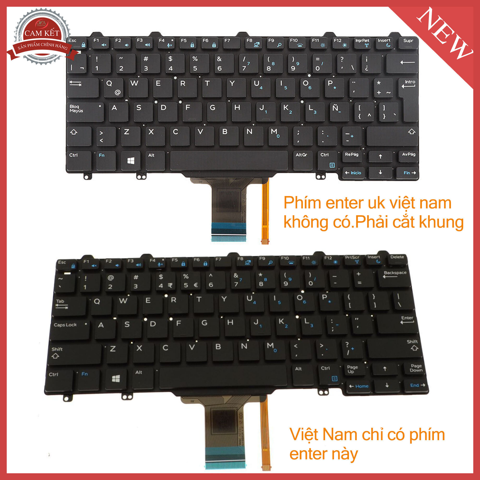 Keyboard dell Latitude E7270