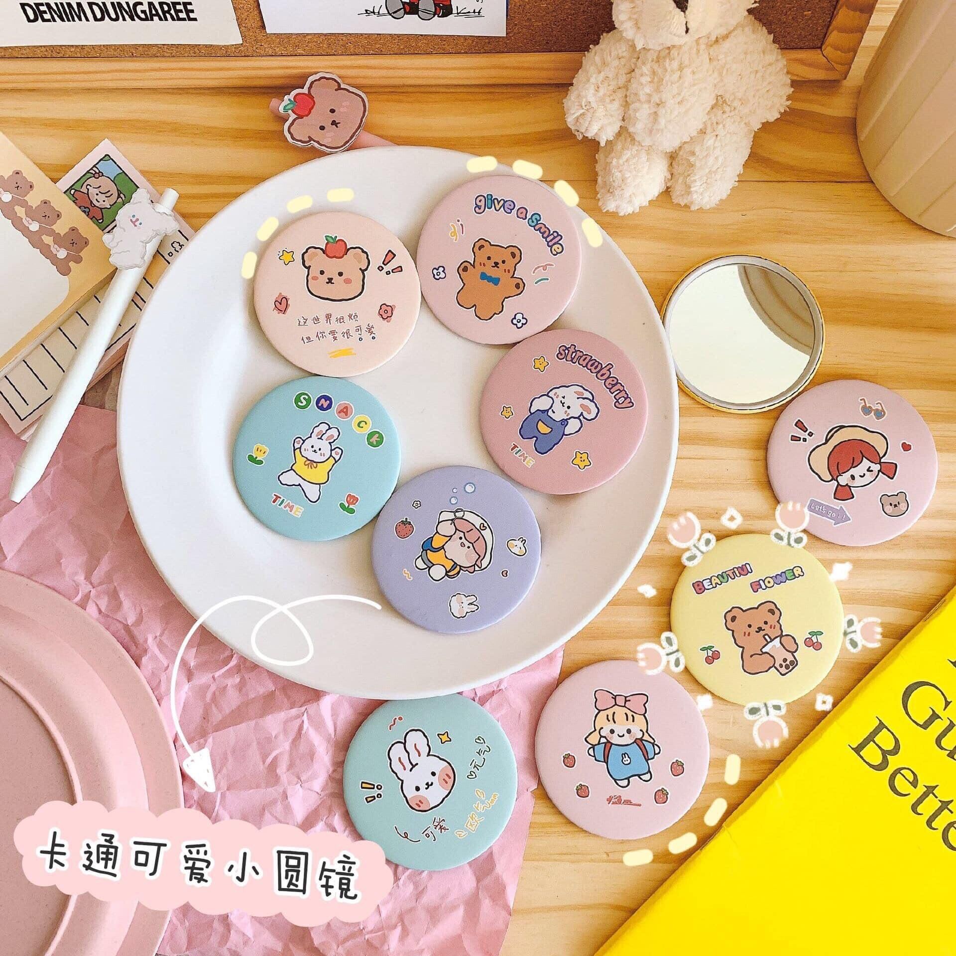 Gương trang điểm mini Hàn Quốc