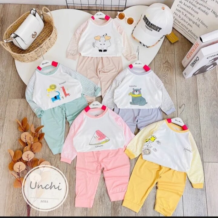 bộ unchi dài tay bé từ 5-15kg