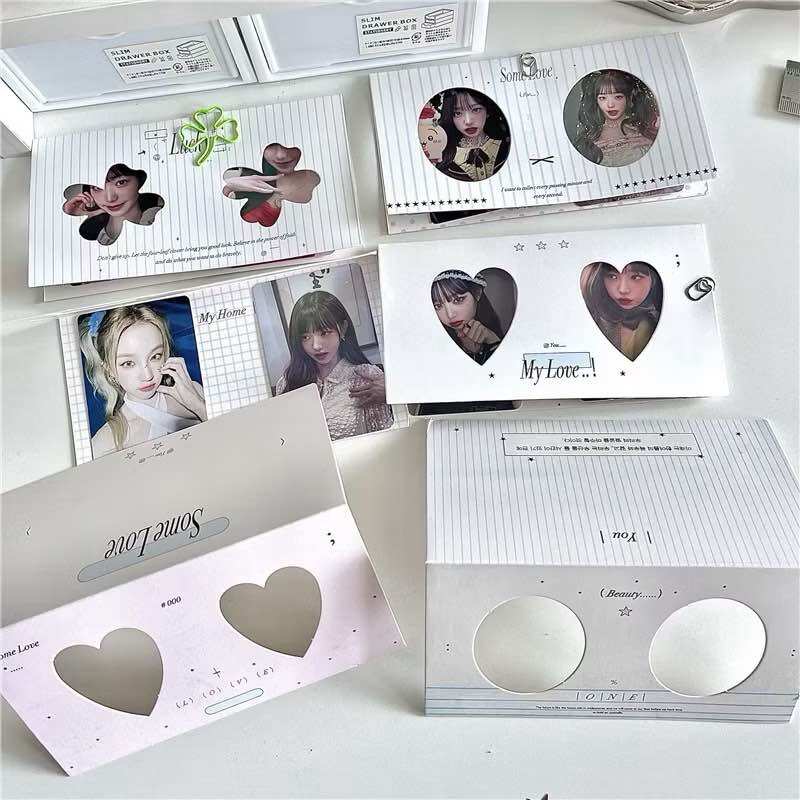 SET BÌA GẬP ĐÔI KHOÉT LỖ SẴN MIX 6 MẪU GÓI CARD