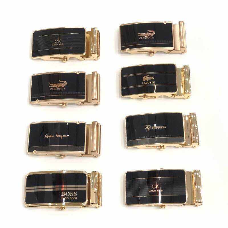 Mặt thắt lưng nam khóa lăn tự động cao cấp, đầu khoá tăng dây nịt nam