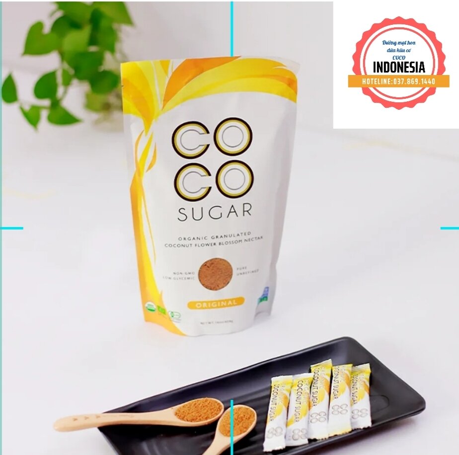 Đường mật hoa dừa hữu cơ PT COCO 454g-Hàng nhập khẩu indonesia