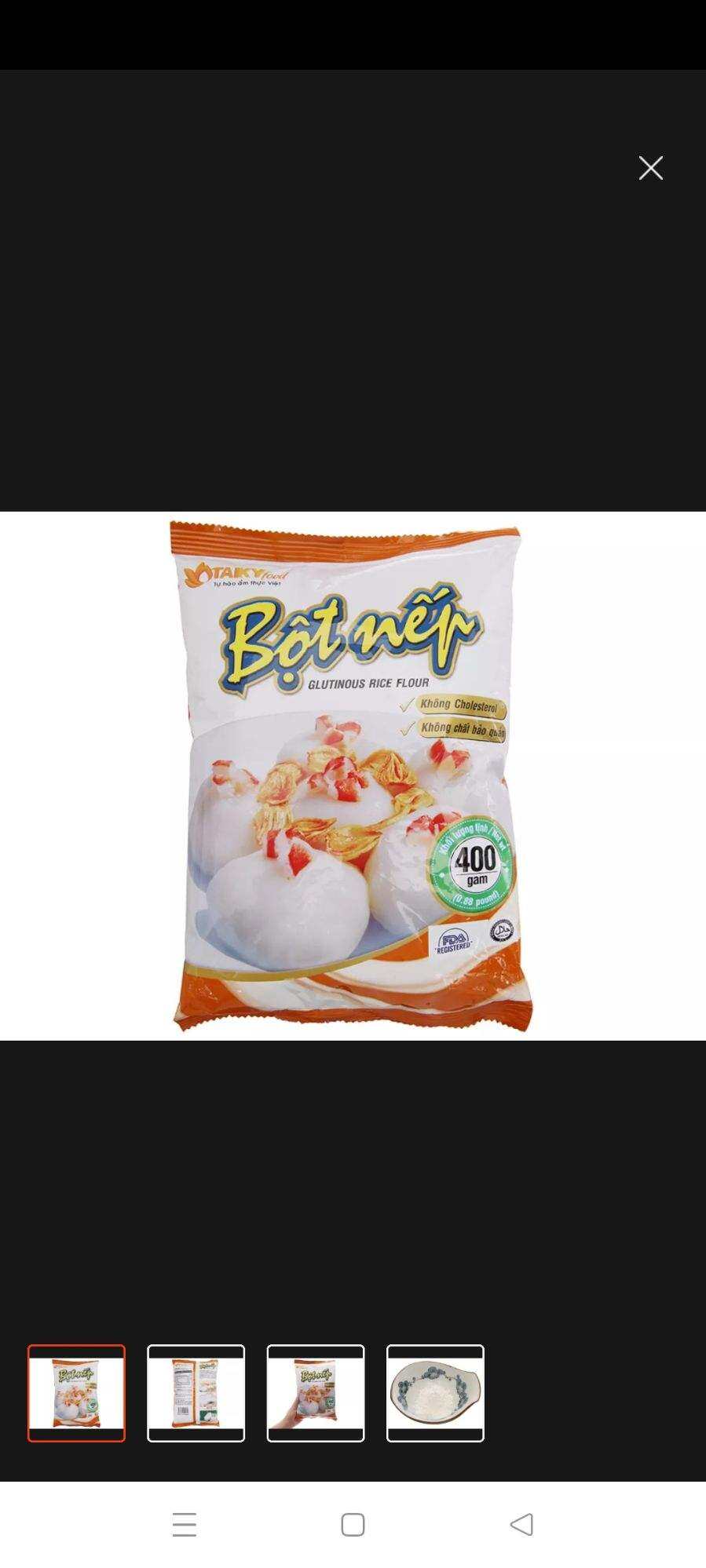 bột nếp gói 400g