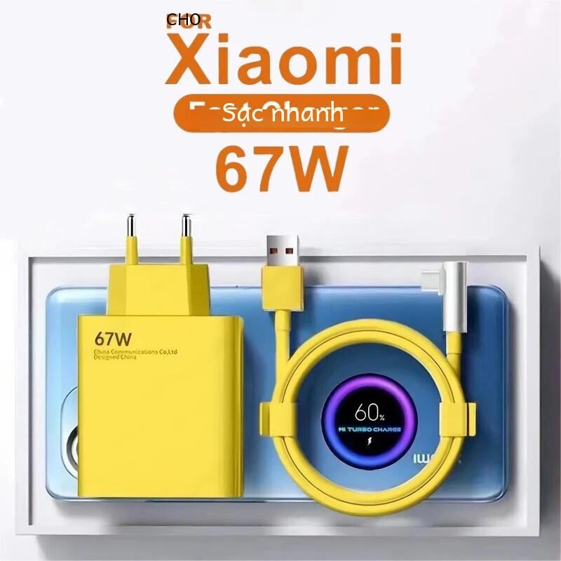 Bộ sạc nhanh USB cho cáp sạc nhanh Xiaomi Redmi Note 12t 13 Pro Turbo Type-c