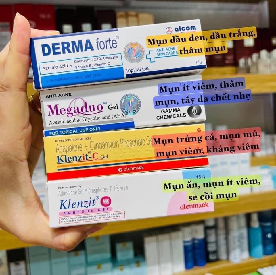 Megaduo - Derma Forte - K.l.e.n.z.i.t Gel Giảm Mụnthâm Chính Hãng