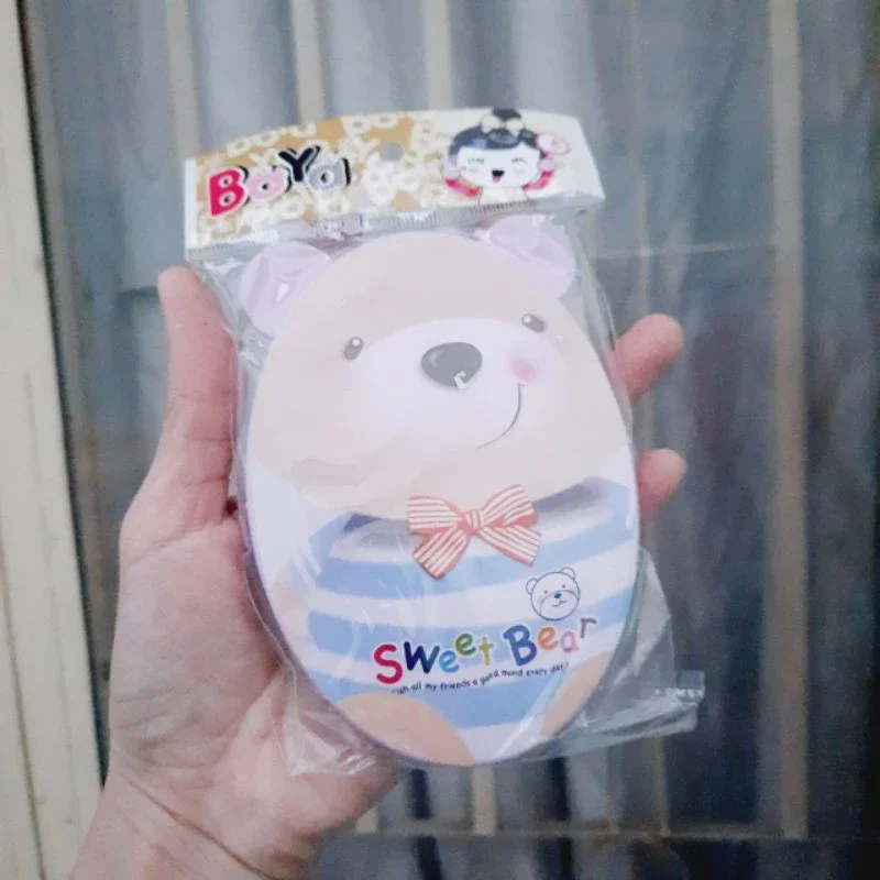 Gương soi kèm lược bỏ bóp (8×11cm)