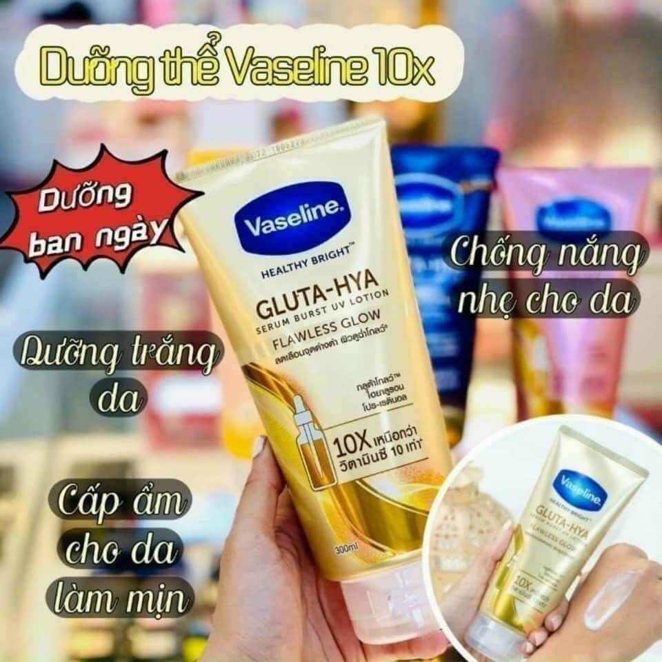 Dưỡng Thể Vaseline 10x Serum Gluta-Hya 330Ml Thái Lan