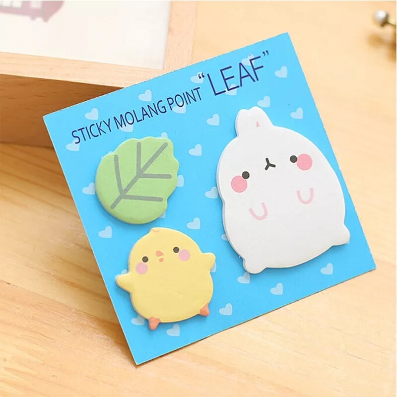 Giấy ghi chú kawaii Molang