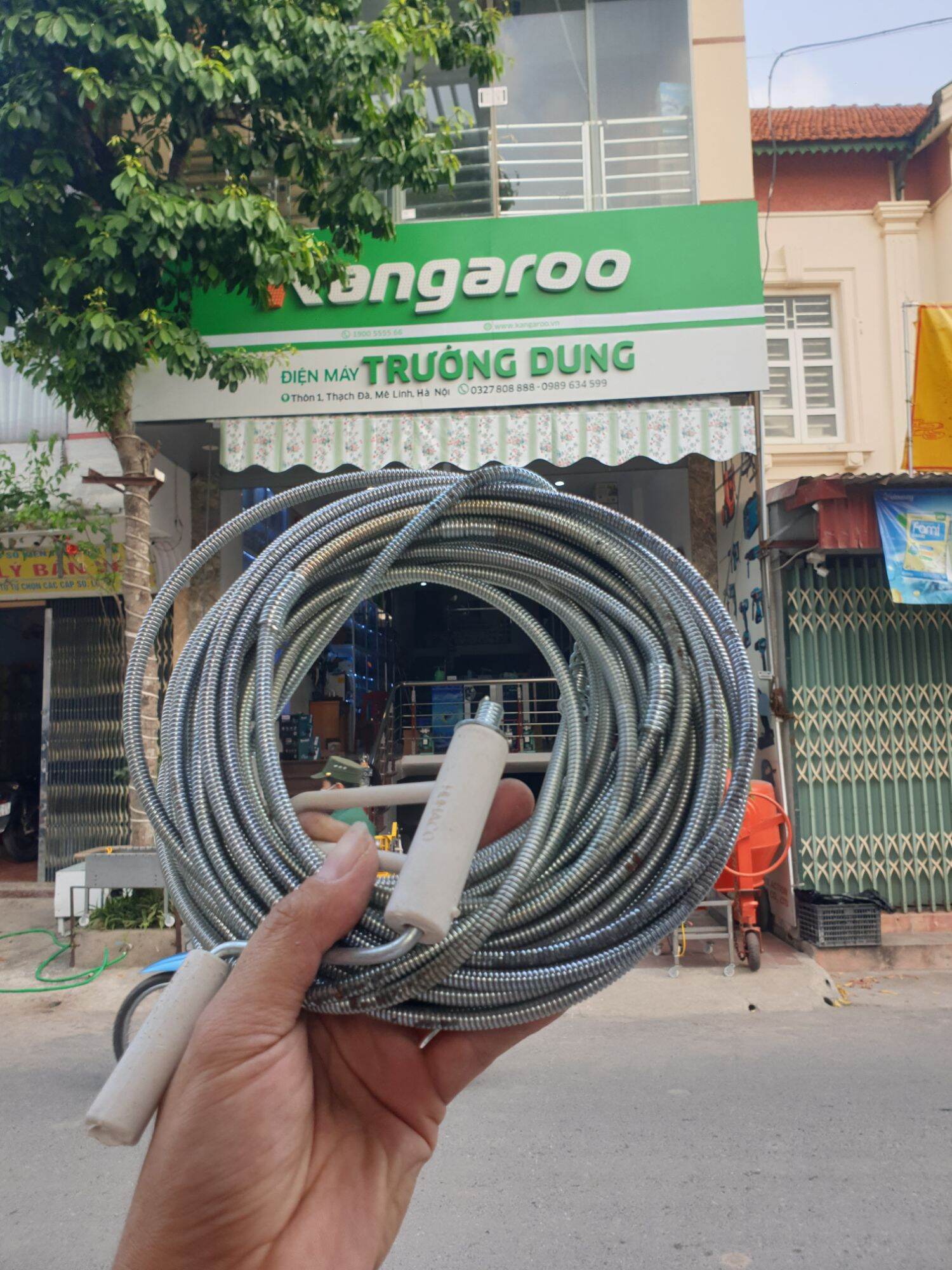 Dây thông tắc vệ sinh huy hoàng 5m-8m-10m-12m-15m