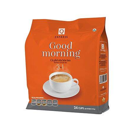 Combo 2 bịt Cà phê sữa GOOD MORNINH Trần Quang 480g (24 * 20)