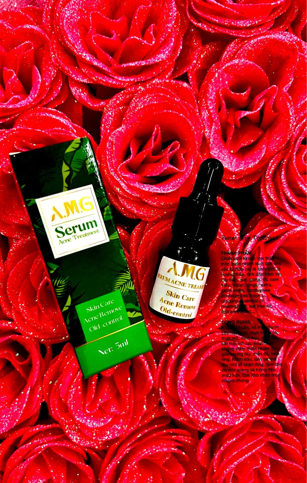 Tinh chất bay mụn 7 ngày cấp tốc amg