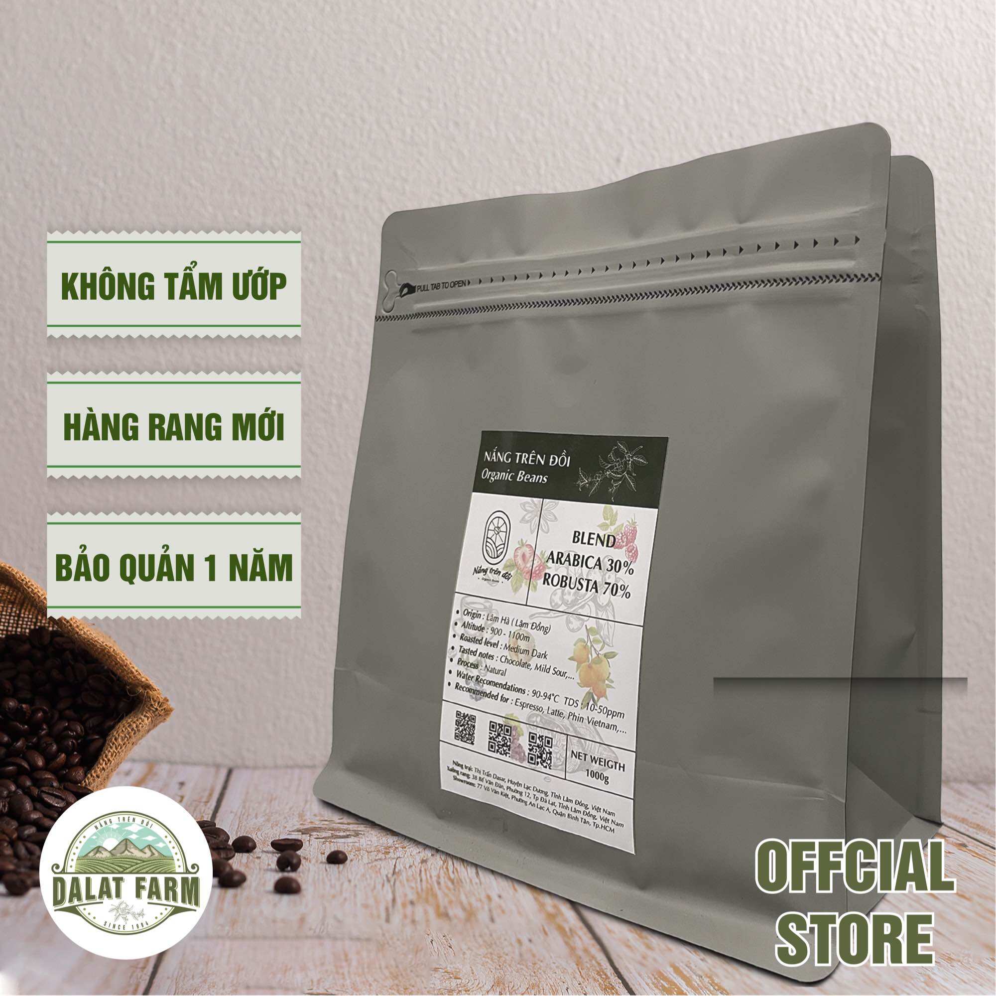 Cà phê Phin truyền thống BLEND Robusta & Arabica (7:3)