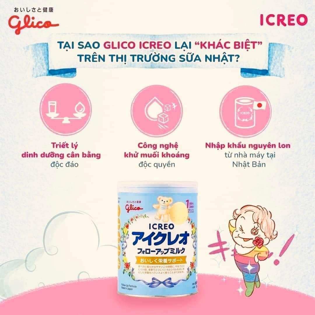 Sữa Glico số 1 date t6/23