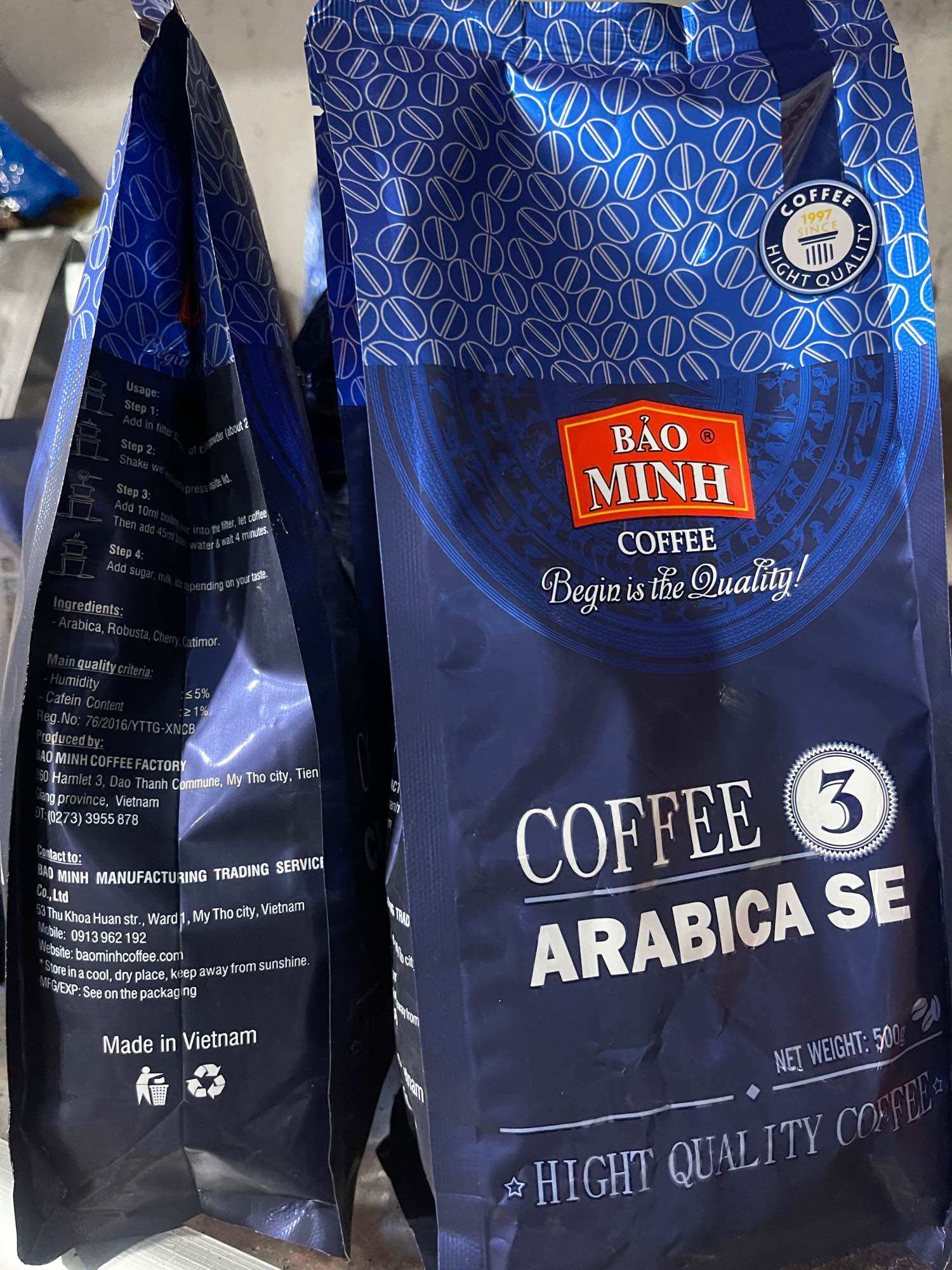 Cà phê bảo minh số 3 500g