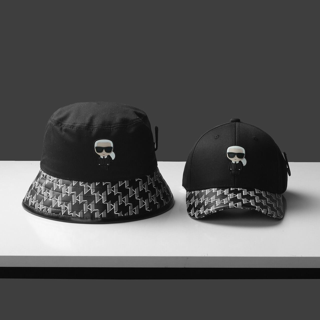 Set mũ Bucket và hat Karl có sẵn full tem tag