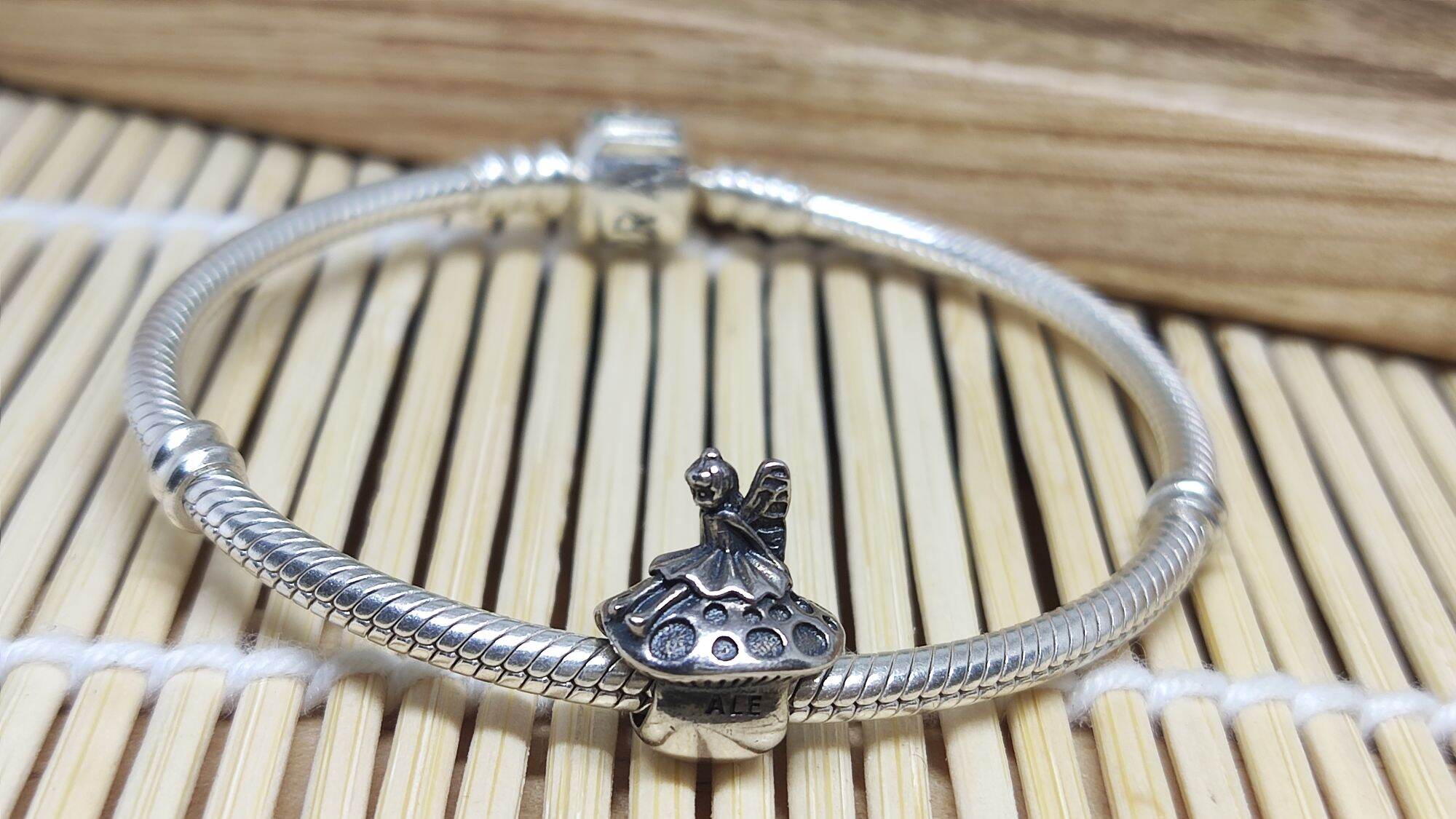 GauBee Charm bạc 925 tiên nấm