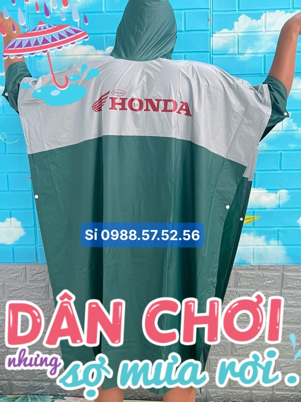 Áo mưa honda 1m4