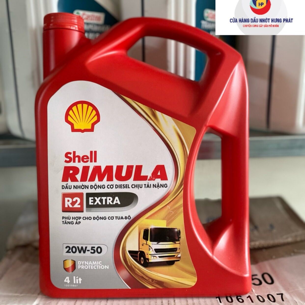Dầu nhớt Shell Rimula R2 Extra 4L