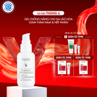 [PHIÊN BẢN MỚI] Gel chống nắng bảo vệ da khỏi tia UV, ô nhiễm, bụi mịn, giảm thâm nám, đốm nâu, nếp nhăn Vichy UV Age 40ml