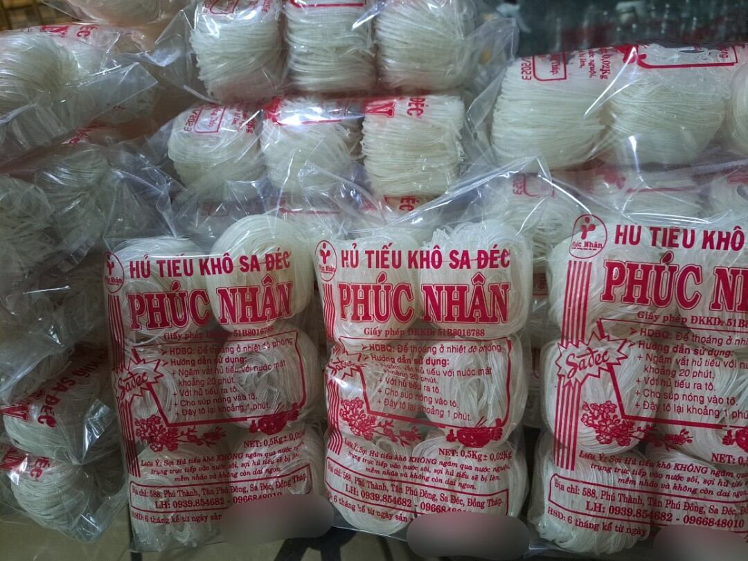 [500gram]  Hủ Tiếu Vắt (Cuộn) Khô / Sa Đéc - Đồng Tháp