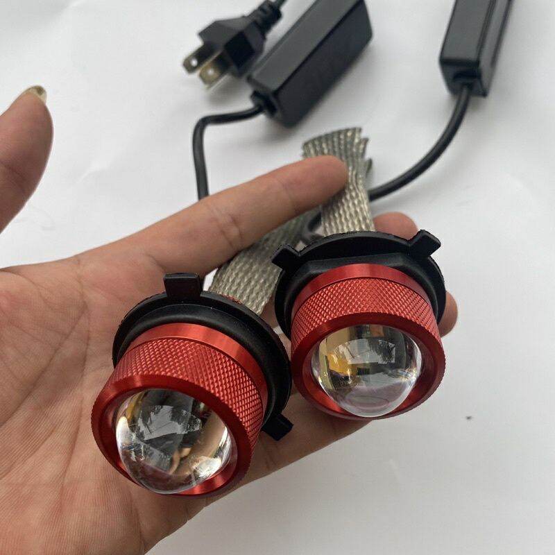 Đèn Pha led 2 màu cos vàng pha trắng AHE