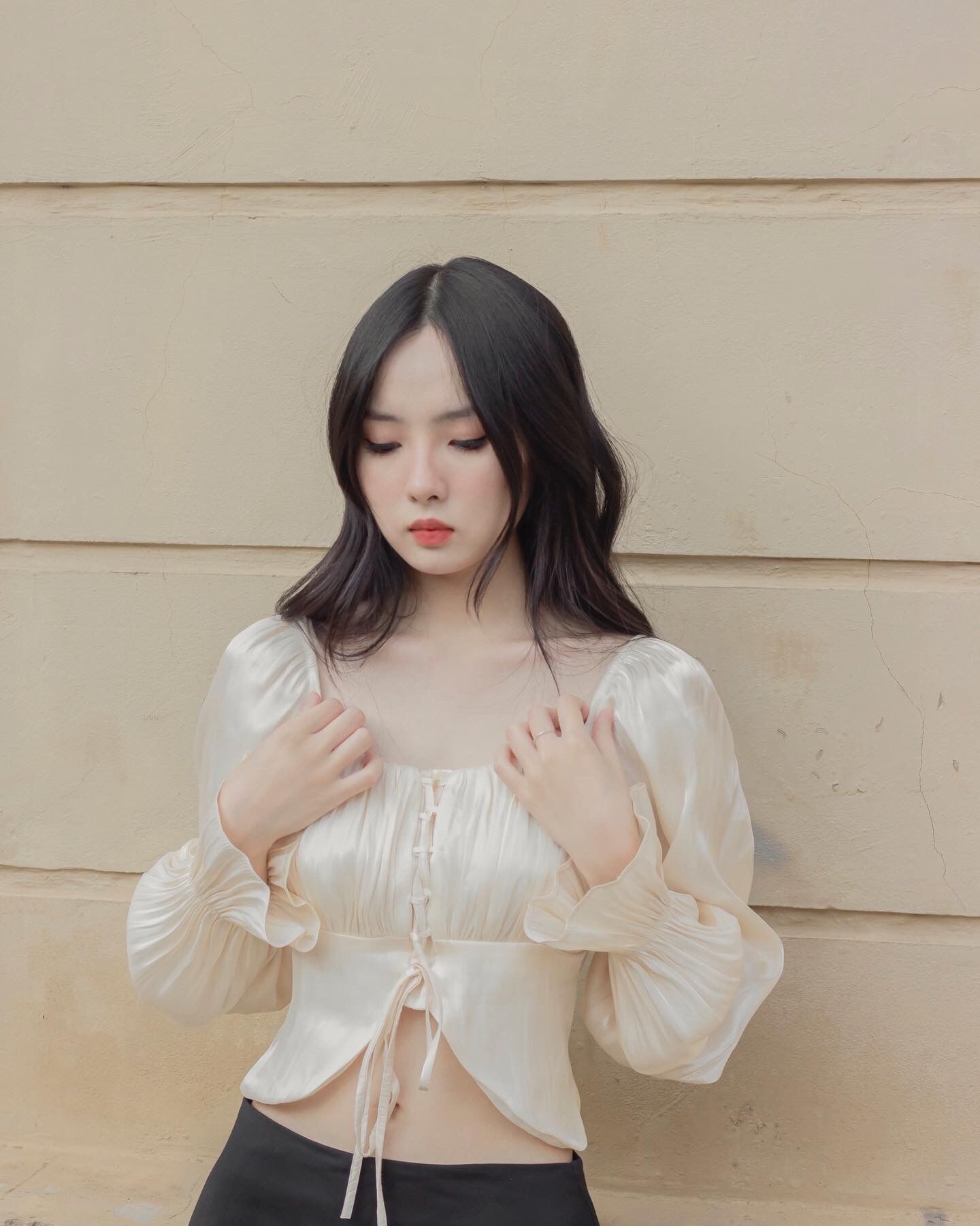 LANIE Áo lụa organza kiểu CLARA ORGANZA TOP