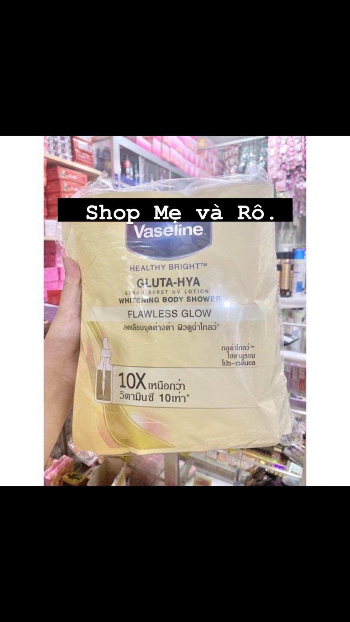 tắm trắng vaseline Thái Lan đủ dòng dạng gói ( chính hãng)
