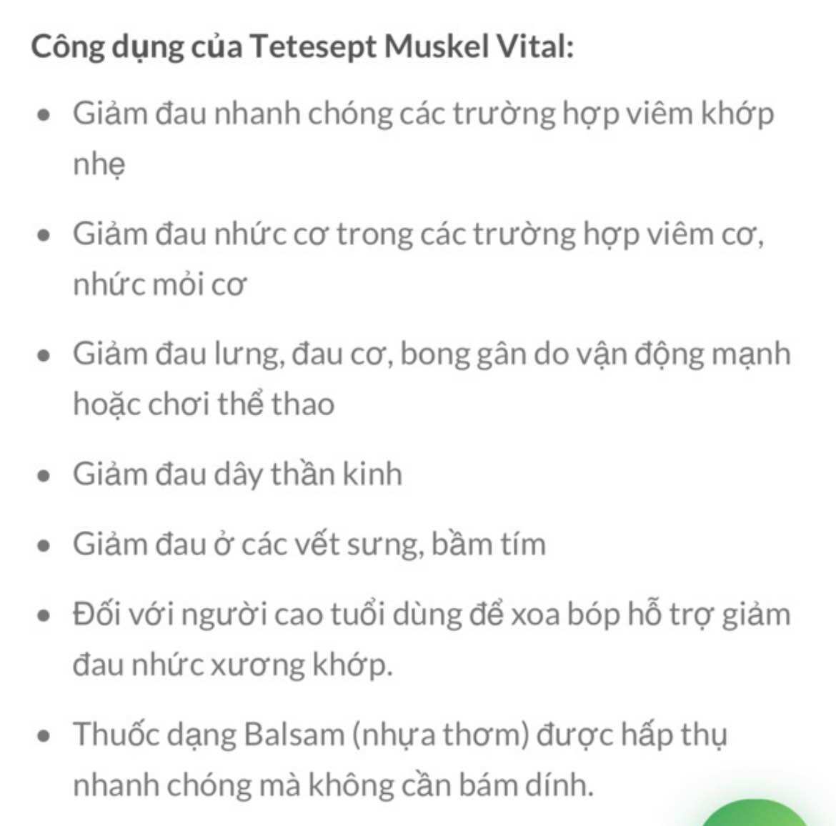 Gel tetesept Đức 100ml