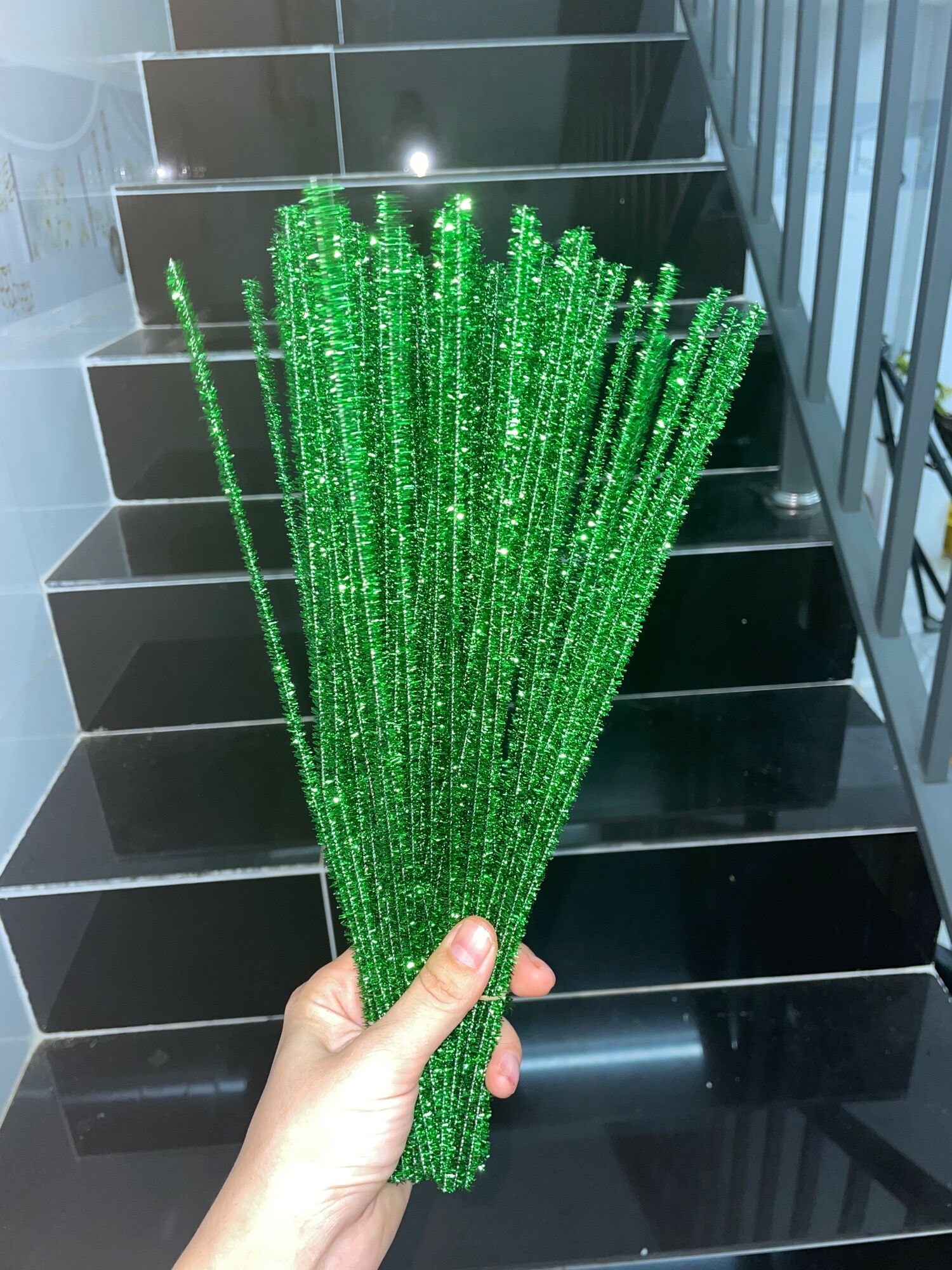 10 dây kẽm xù đủ màu