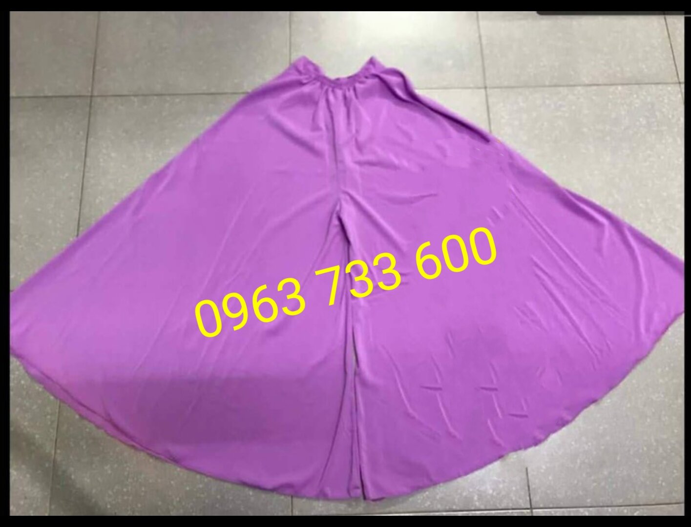 Quần lụa ống váy mặc áo dài