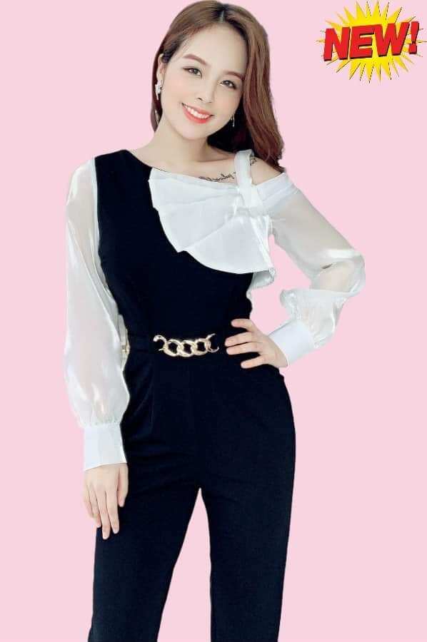 Jumpsuit thiết kế tiểu thư cao cấp